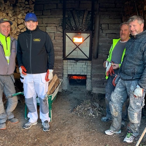 Idag påbörjades ett intressant projekt med gamla anor. 